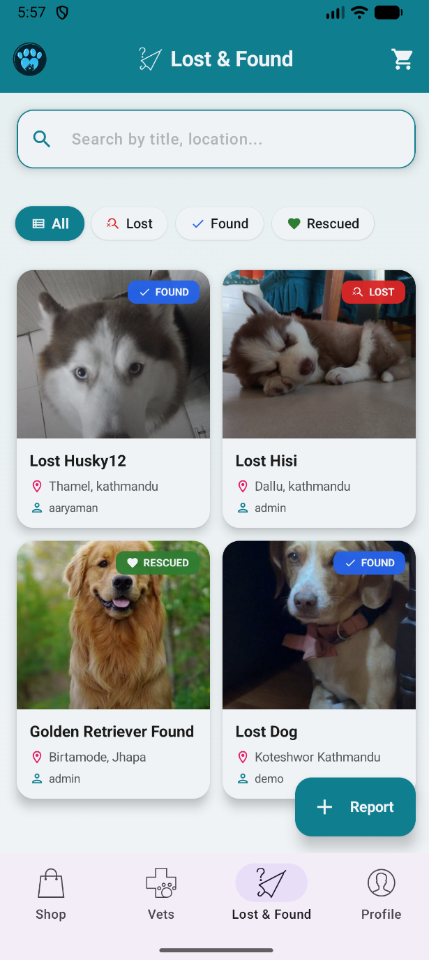 PetPoint mobile app